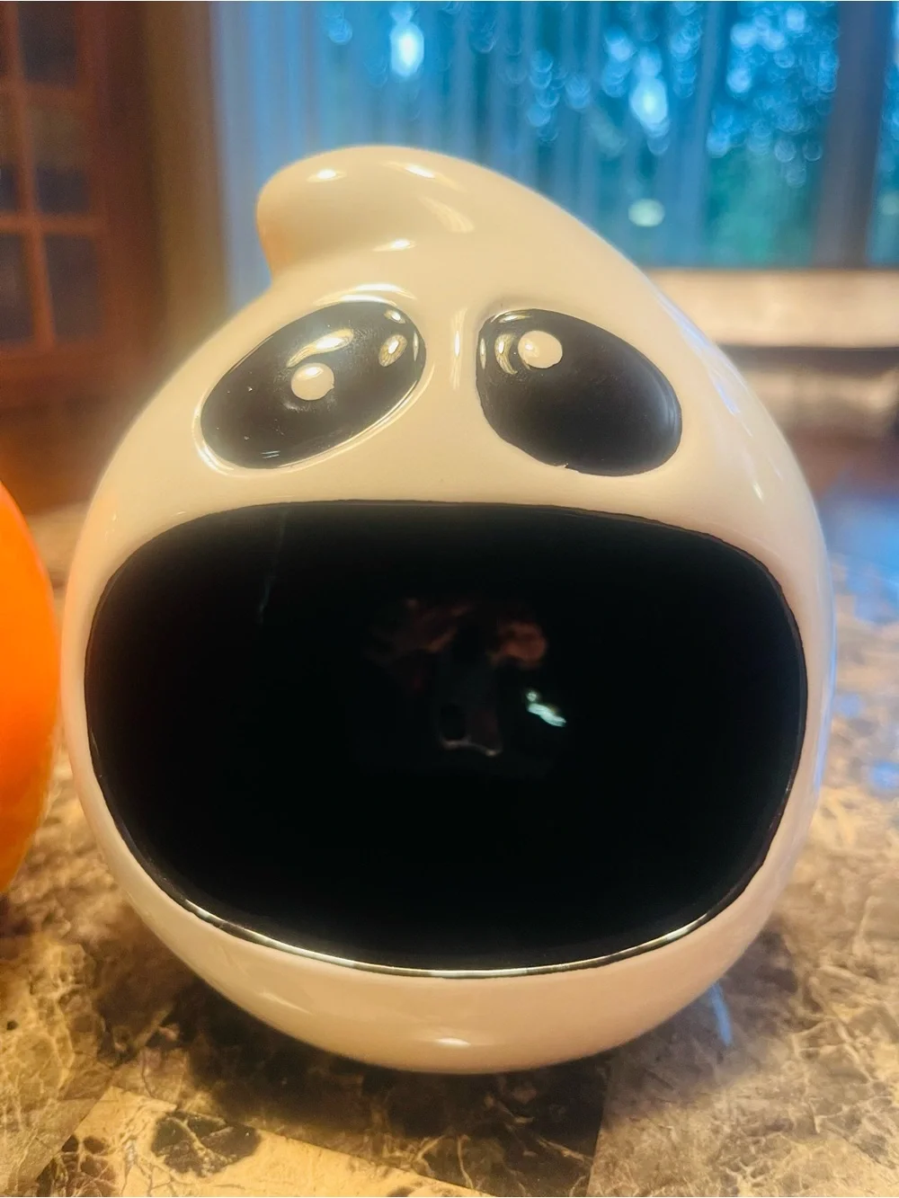 Target Halloween Pumpkin and Ghost Ceramic Duo - Orange, White, Black